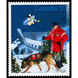 canada stamp 2111a ground rescue with dog 50 2005