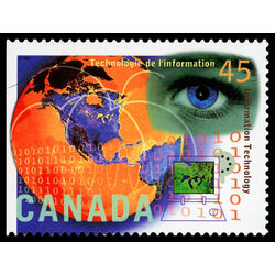 canada stamp 1597 information technology 45 1996