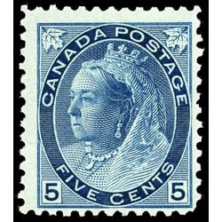 canada stamp 79b queen victoria 5 1899 M FNH 014