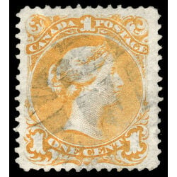 canada stamp 23 queen victoria 1 1869 U VF 049