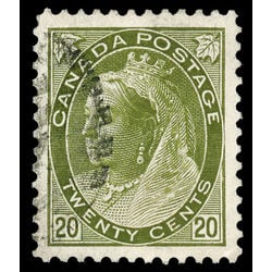 canada stamp 84 queen victoria 20 1900 U VF 038