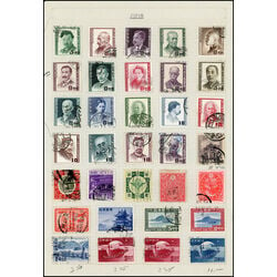 158 japan used stamps before 1960