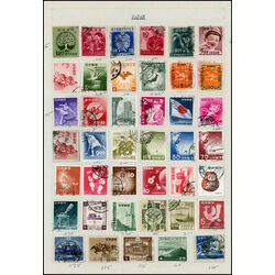 158 japan used stamps before 1960