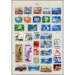 158 japan used stamps before 1960