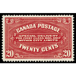 canada stamp e special delivery e2 special delivery stamps 20 1922 M VF 018