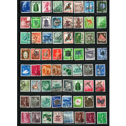 233 japan used stamps