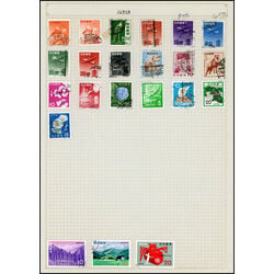 233 japan used stamps