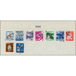 233 japan used stamps