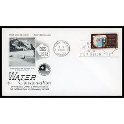 canada stamp 481 rain gauge 5 1968 FDC