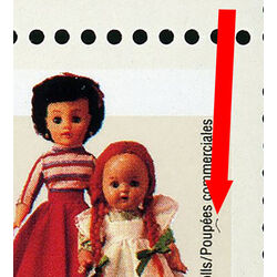 canada stamp 1277a cultural treasures dolls 1990 M PANE 006