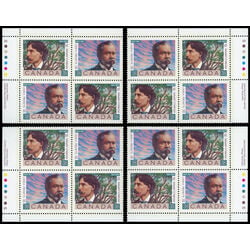 canada stamp 1244a canadian poets 1989 PB SET