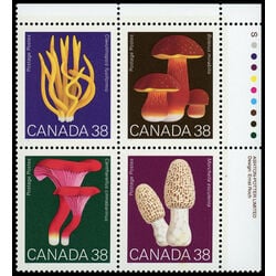 canada stamp 1248a mushrooms 1989 PB UR