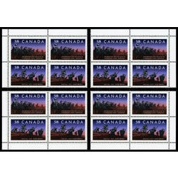 canada stamp 1250a canadian infantry regiments 1989 CB SET