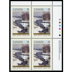 canada stamp 1256 bend in gosselin river arthabaska 38 1989 PB UR