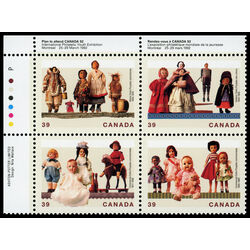 canada stamp 1277a cultural treasures dolls 1990 PB UL