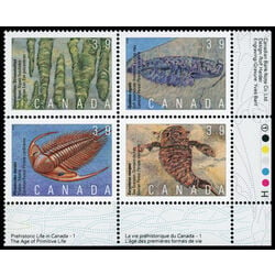 canada stamp 1282a prehistoric life in canada 1 1990 PB LR