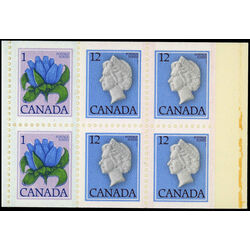 canada stamp bk booklets bk77 floral definitives 1977 B