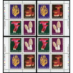 canada stamp 1248a mushrooms 1989 PB SET