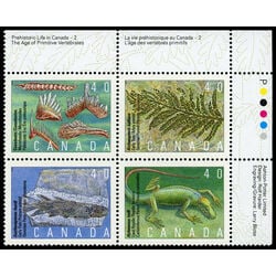 canada stamp 1309a prehistoric life in canada 2 1991 PB UR