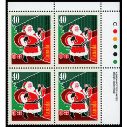 canada stamp 1339 santa claus 40 1991 PB UR