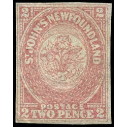 newfoundland stamp 17i pence third issue 2d 1861