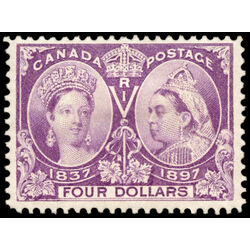 canada stamp 64 queen victoria diamond jubilee 4 1897 M F VF 069