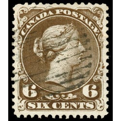 canada stamp 27iii queen victoria 6 1868 U VF 008