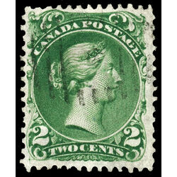 canada stamp 24 queen victoria 2 1868 U VF 047