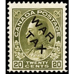 canada stamp mr war tax mr2c war tax 20 1915 M F VF 045