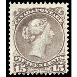 canada stamp 29i queen victoria 15 1868