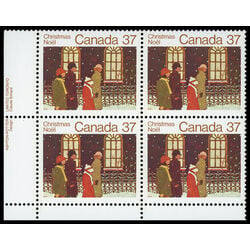 canada stamp 1005 family going to church 37 1983 PB LL