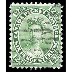 canada stamp 18 queen victoria 12 1859 U VF 052