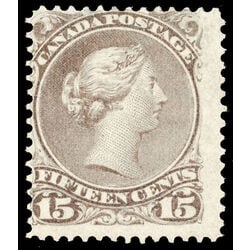 canada stamp 29i queen victoria 15 1868 M FOG 009