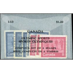 canada 629 32 and 644 47 50 olympic sets of each