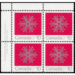 canada stamp 556 snowflake 10 1971 PB UL