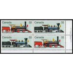 canada stamp 1037a canadian locomotives 1860 1905 2 1984 PB LR