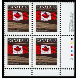 canada stamp 1359x flag over field 43 1995 PB LR