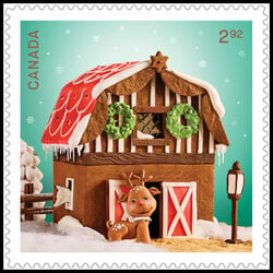 canada stamp 3470 holiday gingerbread houses 2 92 2024