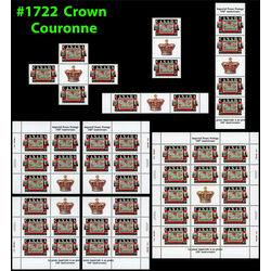 complete set of 1722 sir william mulock crown tab