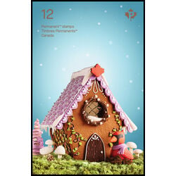 canada stamp 3468a holiday gingerbread houses 2024