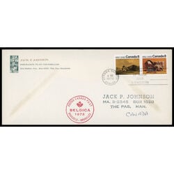 canada stamp 563a plains indians 2x8 1972 FDC PC 007