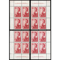 canada stamp 386 queen elizabeth ii 5 1959 PB SET %232