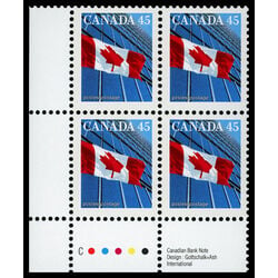 canada stamp 1362 flag over building 45 1998 PB LL