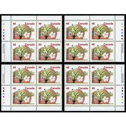 canada stamp 1363 mcintosh apple 48 1991 PB SET