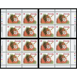 canada stamp 1364i delicious apple 49 1994 PB SET