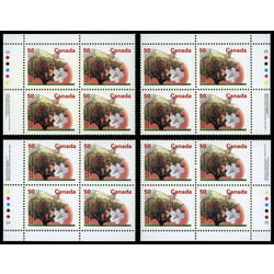 canada stamp 1365i snow apple 50 1995 PB SET