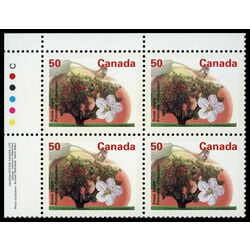 canada stamp 1365i snow apple 50 1995 PB UL