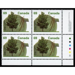 canada stamp 1369 shagbark hickory 69 1994 PB LR