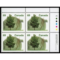 canada stamp 1369i shagbark hickory 69 1995 PB UR