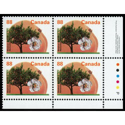 canada stamp 1373 westcot apricot 88 1994 PB LR